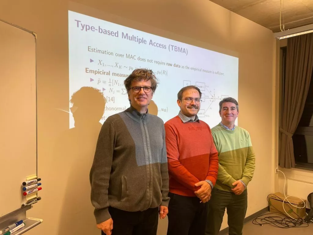 Prof. Slawomir Stanczak (TU Berlin), Dr. Johannes Dommel, Dr.-Ing. Zoran Utkovski © Copyright / Dr. Johannes Dommel